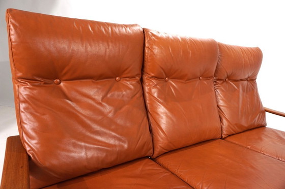 Image 1 of Komfort 3-seater leather sofa by Arne Wahl Iversen, 1960
