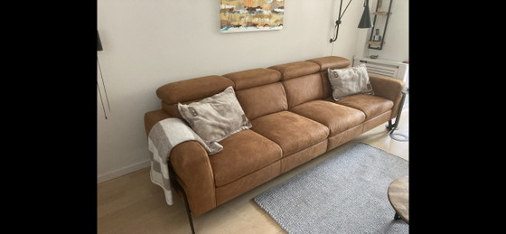 4-Seater Sofa – 3-5 seaters, Textile, Metal (photo 5 of 5)