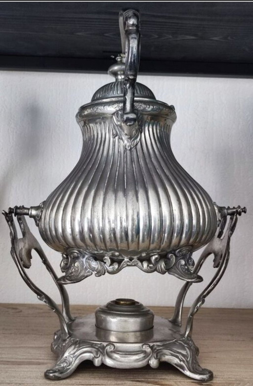 Engelse Shaw & Fisher Sheffield theepot 1835/72