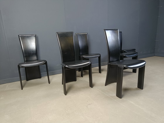 Image 1 of Vintage Dining Chairs by Pietro Costantini, 1980s, Set of 6