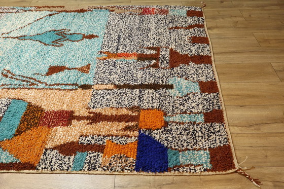 Image 1 of Berber carpet wool rug floor rug new 310 x 210 cm color rug carpet Berber runner large interior unique high pile original