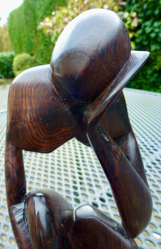 Image 1 of „Der Denker“, inspiriert von Auguste Rodin.