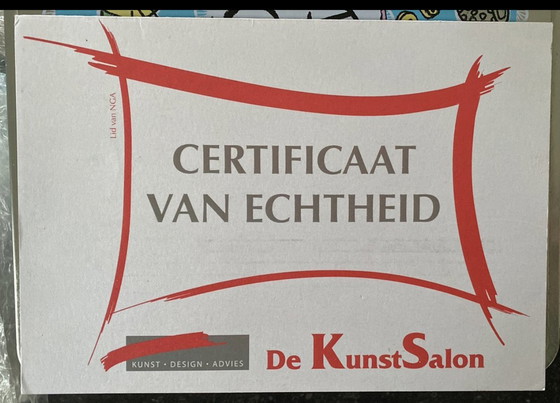 Image 1 of Selwyn Senatori, peinture Sangria, 100 x 100 cm