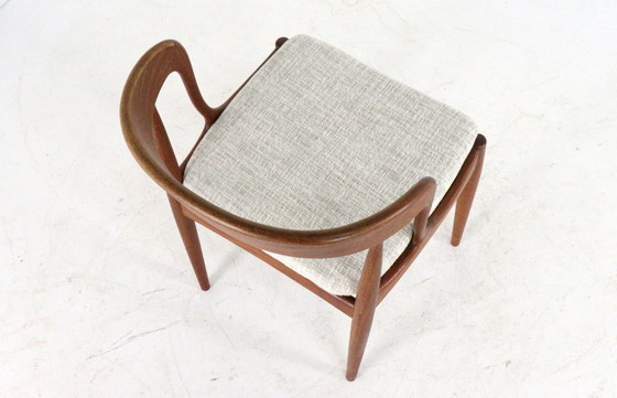 Image 1 of Set 10 Johannes Andersen voor Uldum mobelfabrik stoelen vintage 