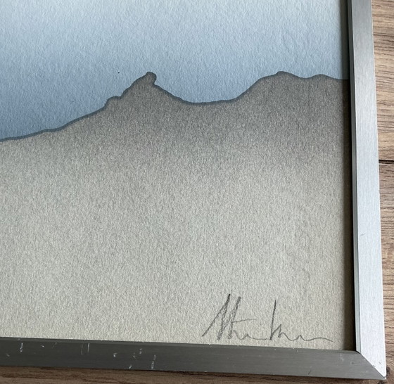 Tríptico (tres paneles) Paisaje escocés ‘Lochnan’, serigrafías – Roggenkamp, Arte, Glass, Paper (photo 11 of 15)