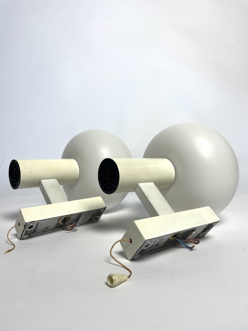 Space Age Design Wall Lamps