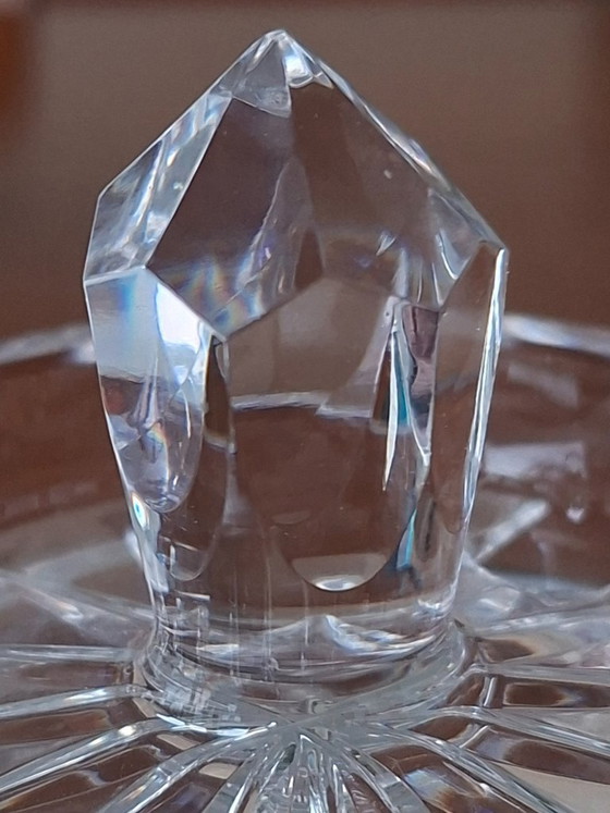 Image 1 of Bohemian Crystal - honey/jam jar