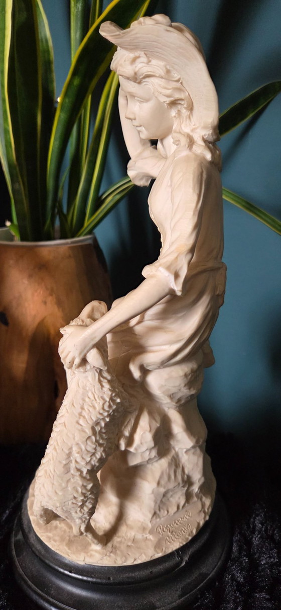 set of 3 statues of Regorani Mario – Mario Regorani, Sculpture, Porcelain (photo 12 of 15)