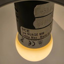 Vintage Glass Table Lamp Frosted Glass/ Opaline Glass