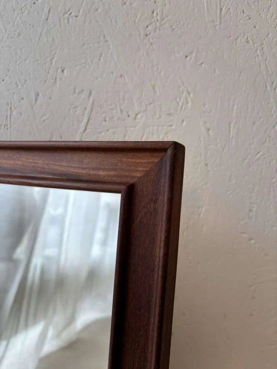 Image 1 of Espejo de pared danés de diseño elegante de los años sesenta