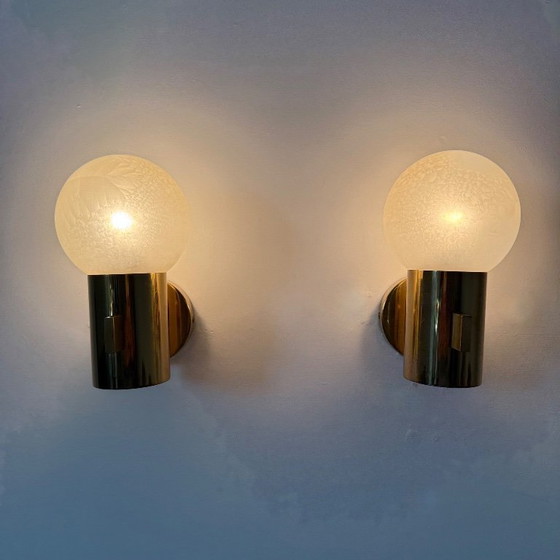 Image 1 of Coppia di applique Hans Agne Jackobsson , anni '70
