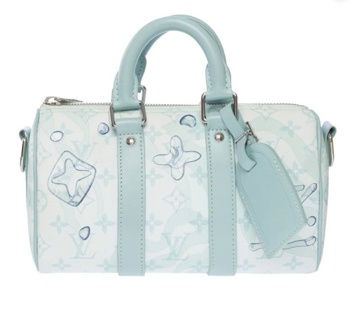 Sac LOUIS VUITTON Speedy en Toile Bleu - 101385