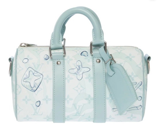 Image 1 of Sac LOUIS VUITTON Speedy en Toile Bleu - 101385