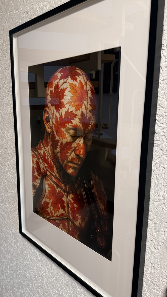 Image 1 of Kintsugi Porzellan Samurai Ahorn Herbst von Rotan Hunt 