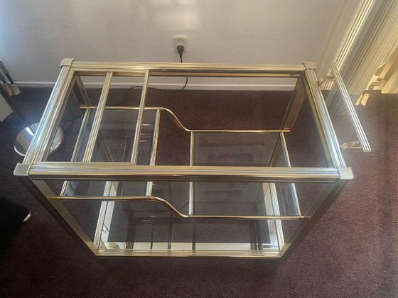 Image 1 of Carrello bar/tavolo da portata antico francese Pierre Vandel