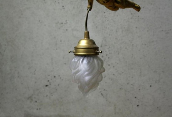 Image 1 of Pendant lamp – Art D France – With putti or cherub