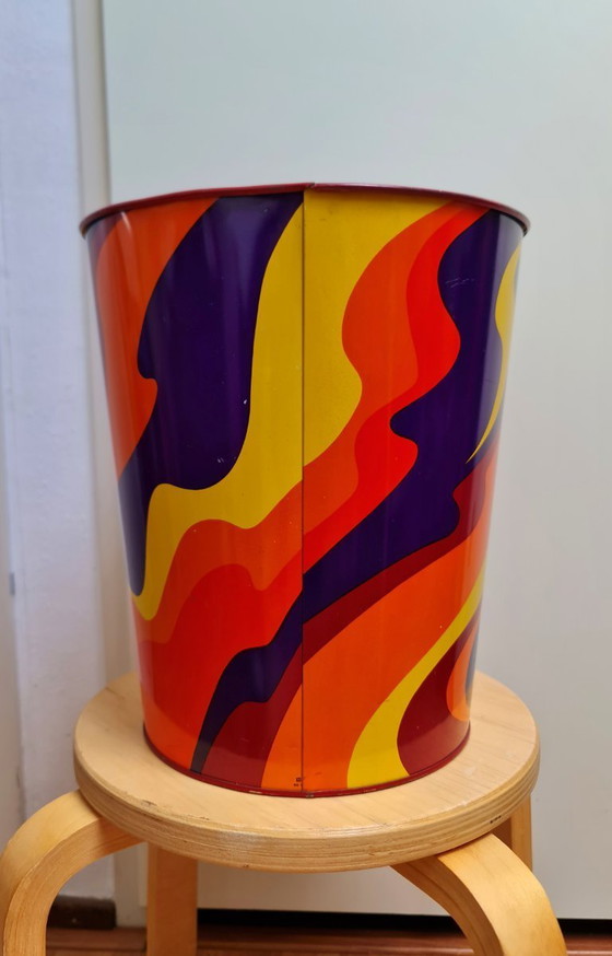 Image 1 of Tomado Trash Can Paper Bin With Artistic Design