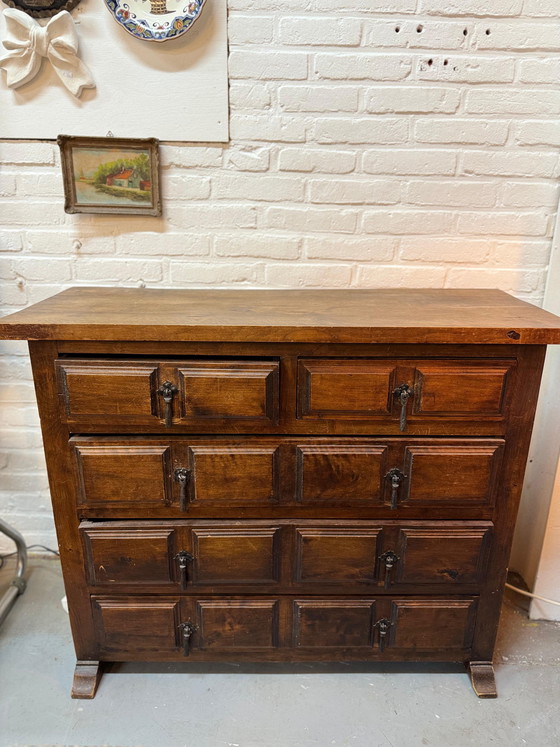 Image 1 of Antique Spanish Chest of Drawers (Cómoda) – 19th Century – Solid Wood