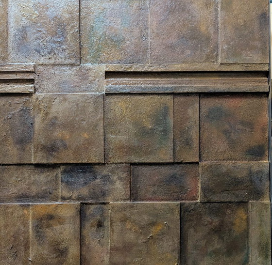 Image 1 of The Wall, oggetto da parete in rilievo minimalista