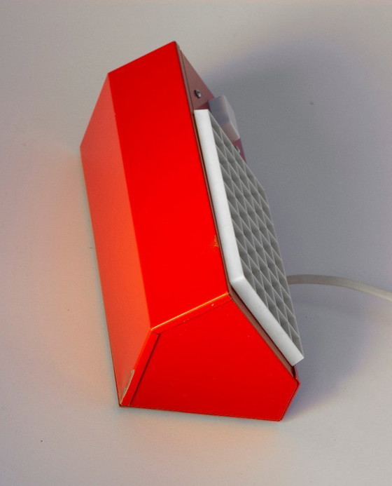 Image 1 of Lampe de chevet rouge Elidus en métal, conçue par Hans-Agne Jakobsson dans les années 1970