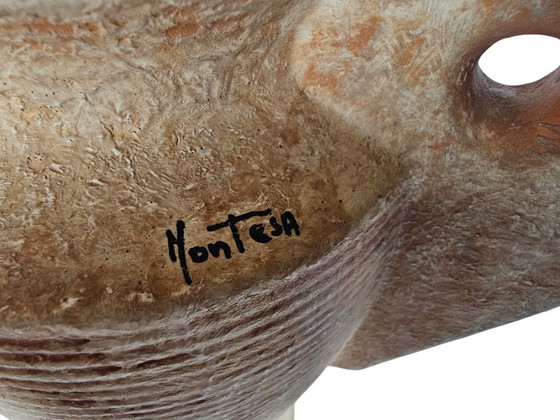 Image 1 of Ceramica Montesa - tafellamp - Spanje - terra cotta - 90's