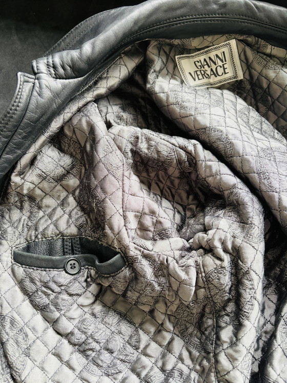 Versace leren herenjas uit de jaren 90 – Cadeaus, Leather (photo 6 of 6)