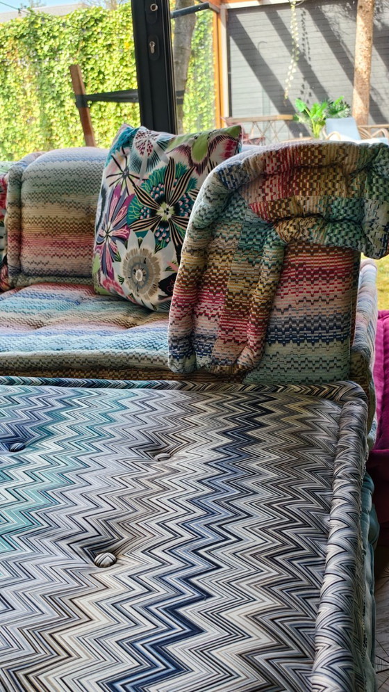 Image 1 of Roche Bobois Mah Jong Bank met Missoni Edition-elementen