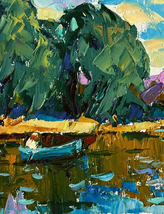Image 1 of On a Boat by a Quiet River