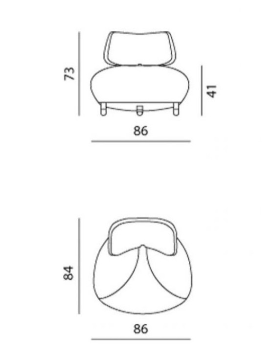 Image 1 of Leolux Pallone Armchair Soft Seasons