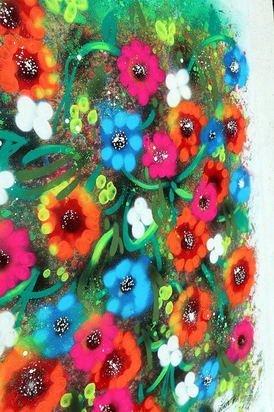 Image 1 of YOUTHONE – Wildblumensymphonie – Künstler-Leinwand