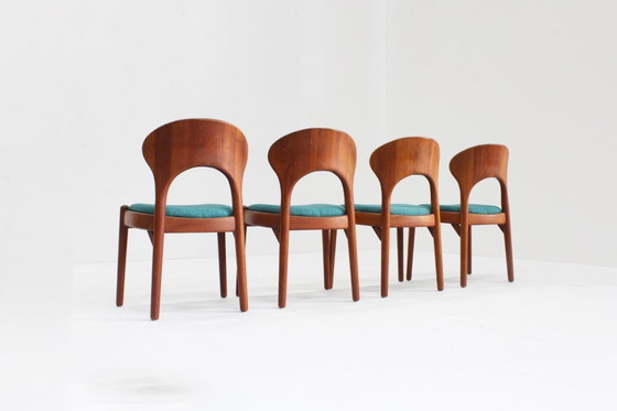 Image 1 of Vintage Danish Dining Chairs by Schou Andersens Mobelfabrik, 1960s, Set of 4