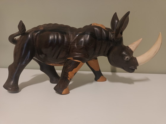 Ebbenhouten Neushoorn – Decoratieve objecten, Wood (photo 8 of 13)