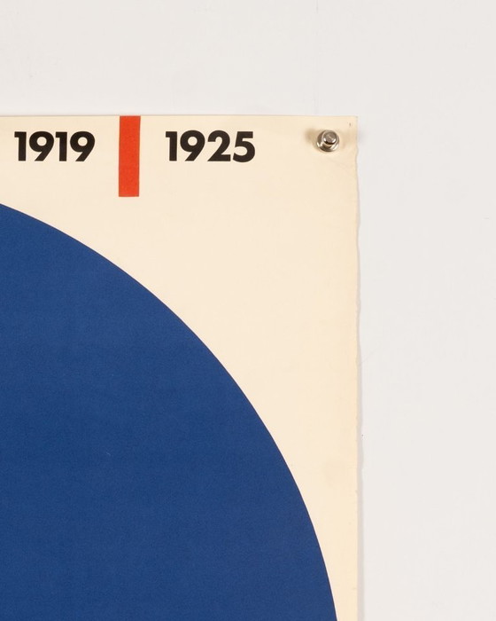 Image 1 of Bauhaus Weimar 1968 – Affiche d'exposition vintage originale d'Artur Liebig – Design Bauhaus – 81 x 57,5 ​​cm
