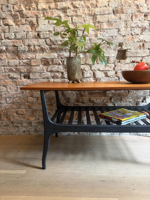 Vintage refurbished jaren 60 salontafel