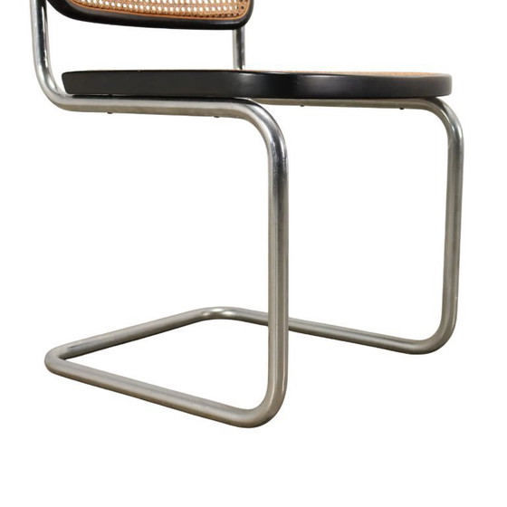 Image 1 of Silla Cesca B32 negra: diseño inspirado en Marcel Breuer