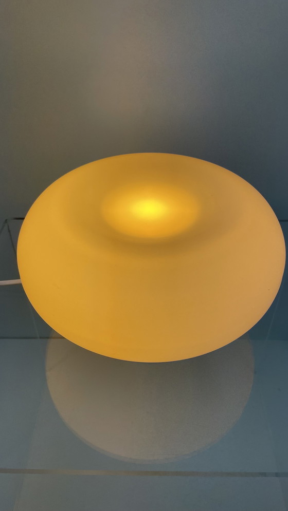 Image 1 of Vintage Raak Design Amsterdam Donut Plafondlamp Melkglas 