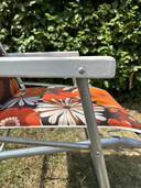 2 sedie da giardino vintage anni '60