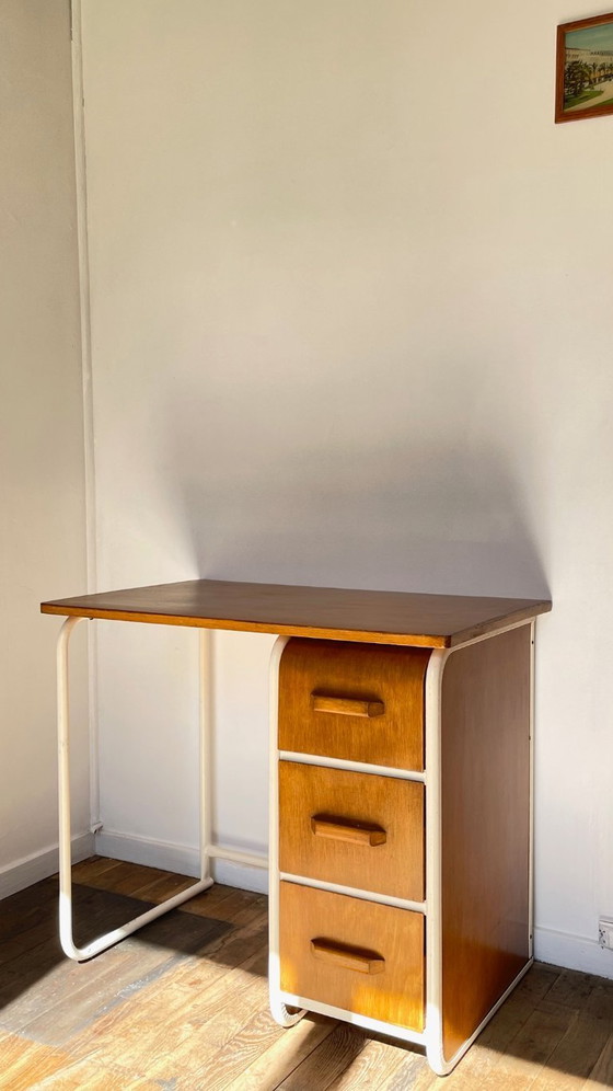Image 1 of Children's Desk in the style of Jacques Hitier Vintage