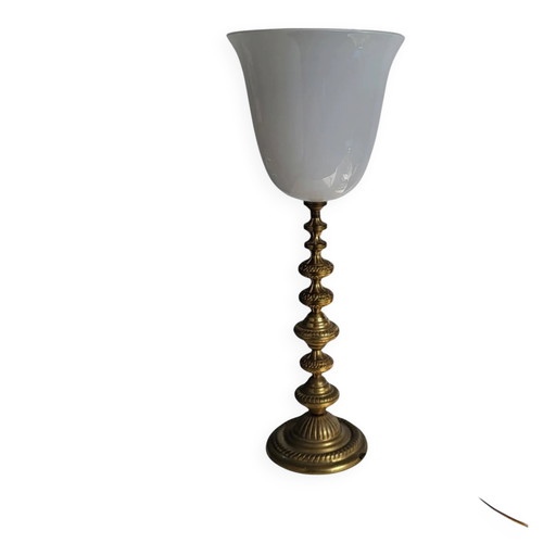 Art Deco lamp in brass