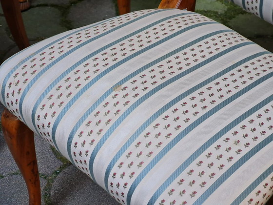 Set of 6 Vintage Chippendale Revival Style Chairs – Dining chairs, Wood (photo 5 of 10)