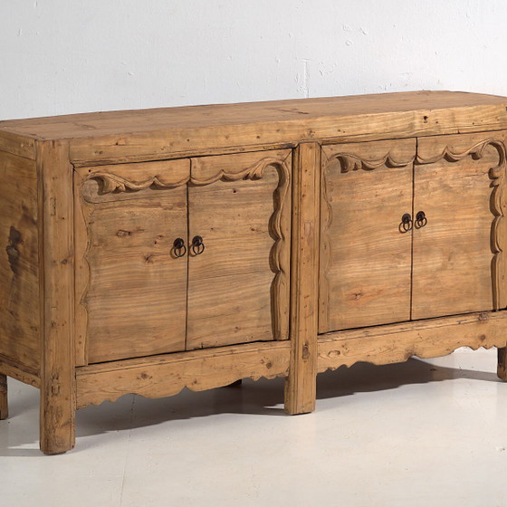 Antique Chinese sideboard with four doors (c.1900) #12 (photo 4 of 40)
