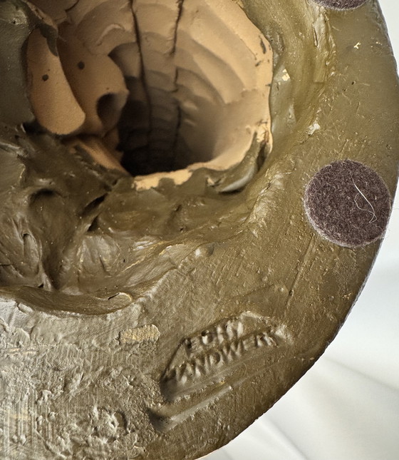 Image 1 of Scultura originale di Geert Kunen "Koppel" - firmata e contrassegnata - 53 cm