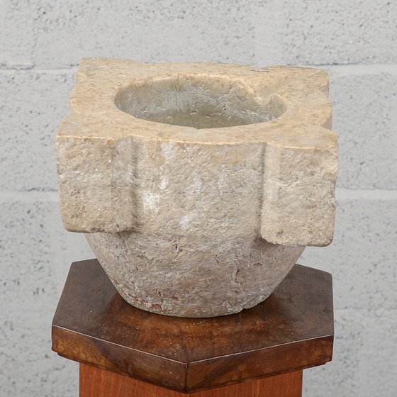 Früher italienischer Steinmörser aus dem 19. Jahrhundert – Küchenzubehör, Italian Design (photo 9 of 12)
