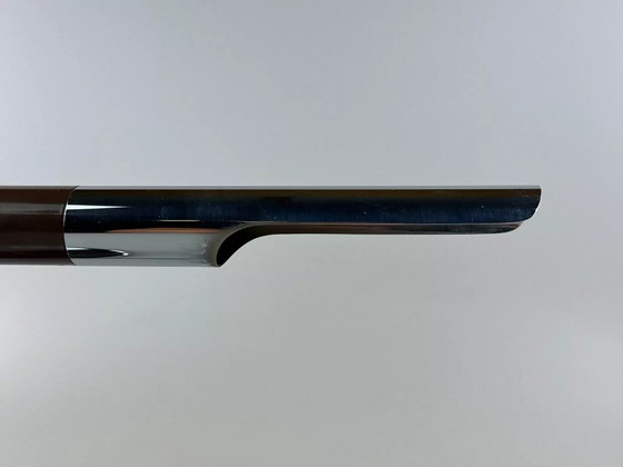 Image 1 of 60s 70s table lamp Ingo Maurer Gulp tube lamp chrome metal Space Age