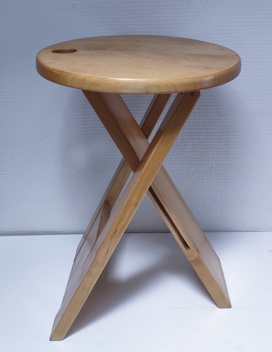 Image 1 of hocker "suzy" adrian reed buchenholz 90er jahre