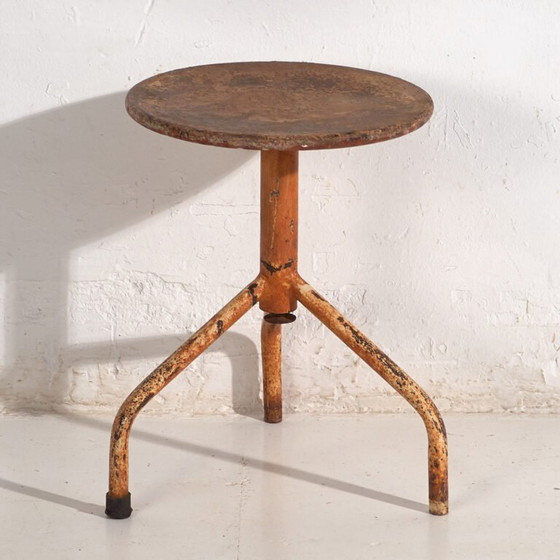 Tabouret vintage en métal (c.1950) #9 – Iron, Metal, Industrieel (photo 7 of 30)