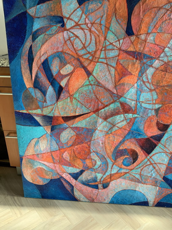 Image 1 of Painting Bargemon Provence.