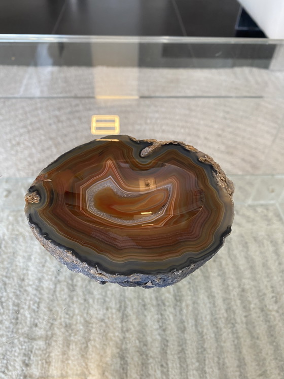 Image 1 of Superba scatola da tasca vintage in Agathe marrone