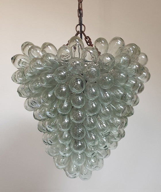 Image 1 of Vintage Murano grape pendant lamp
