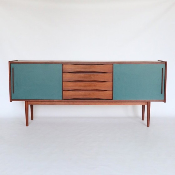 Image 1 of Vintage Danish design teak TV cabinet sideboard